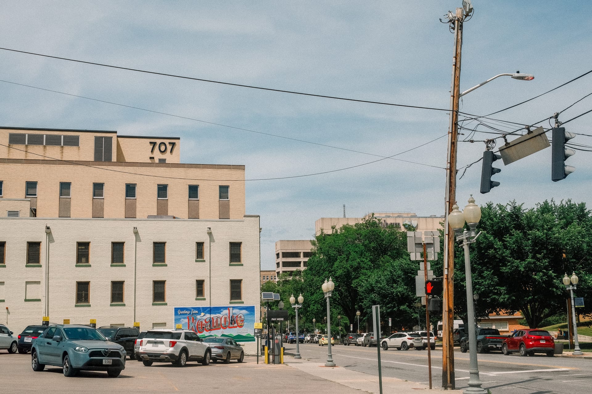 Commercial property on a downtown corridor
